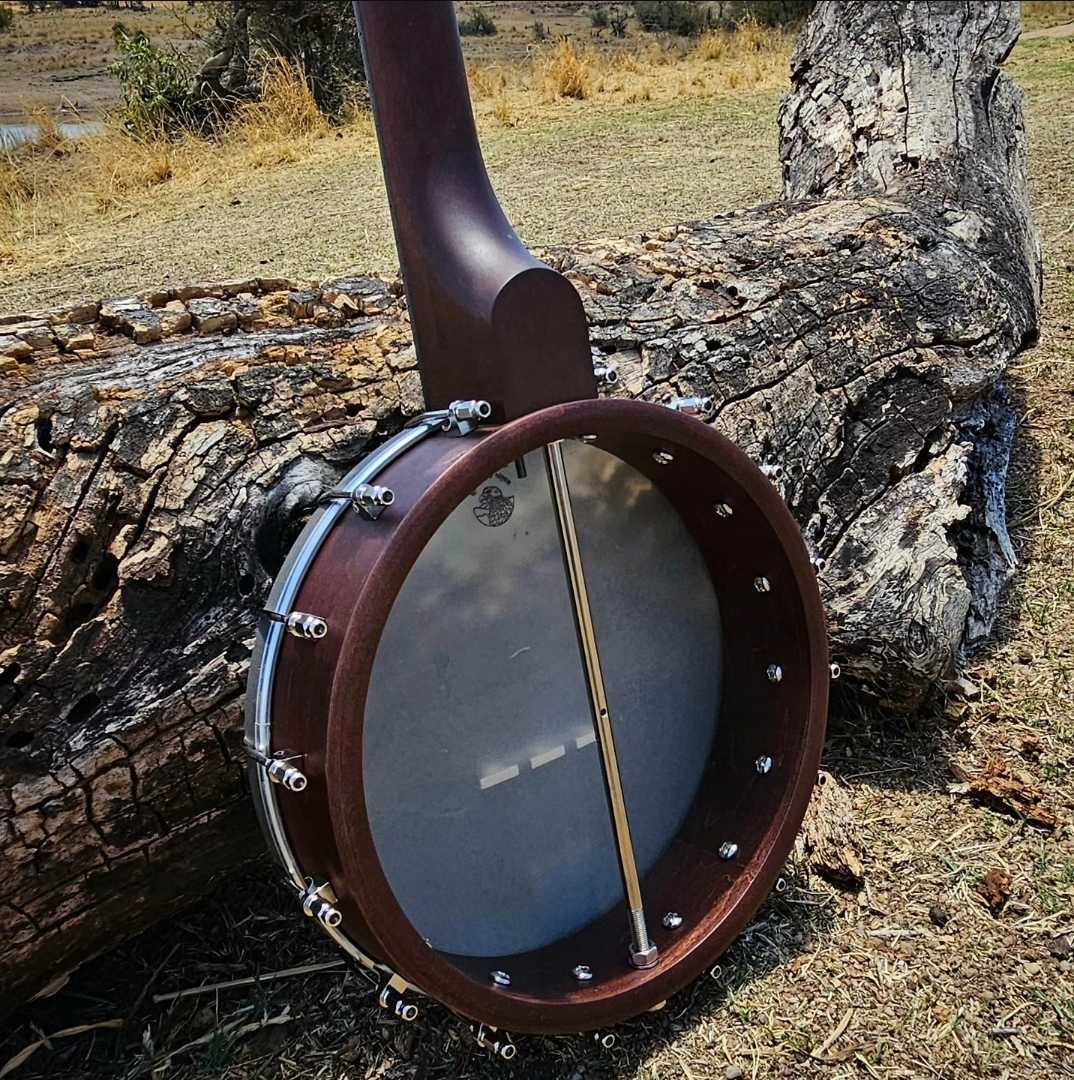 2024 Giving Tuesday Elephant Banjo Back of Wood Rim