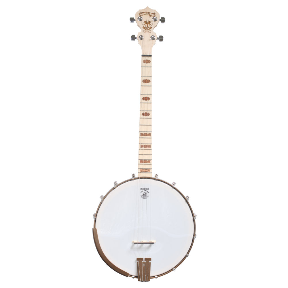 Deering Goodtime 17 Fret Tenor banjo - front - straight on