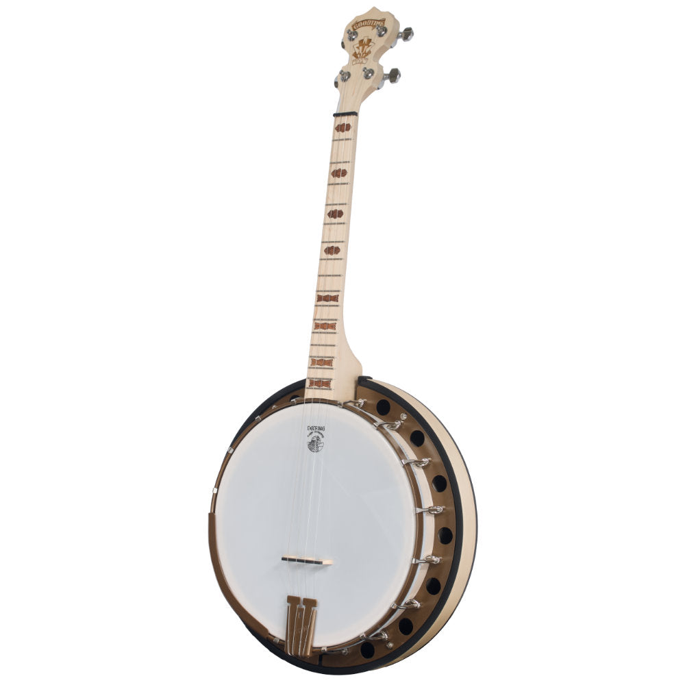 Deering Goodtime Two 17-Fret Tenor Banjo - slight angle