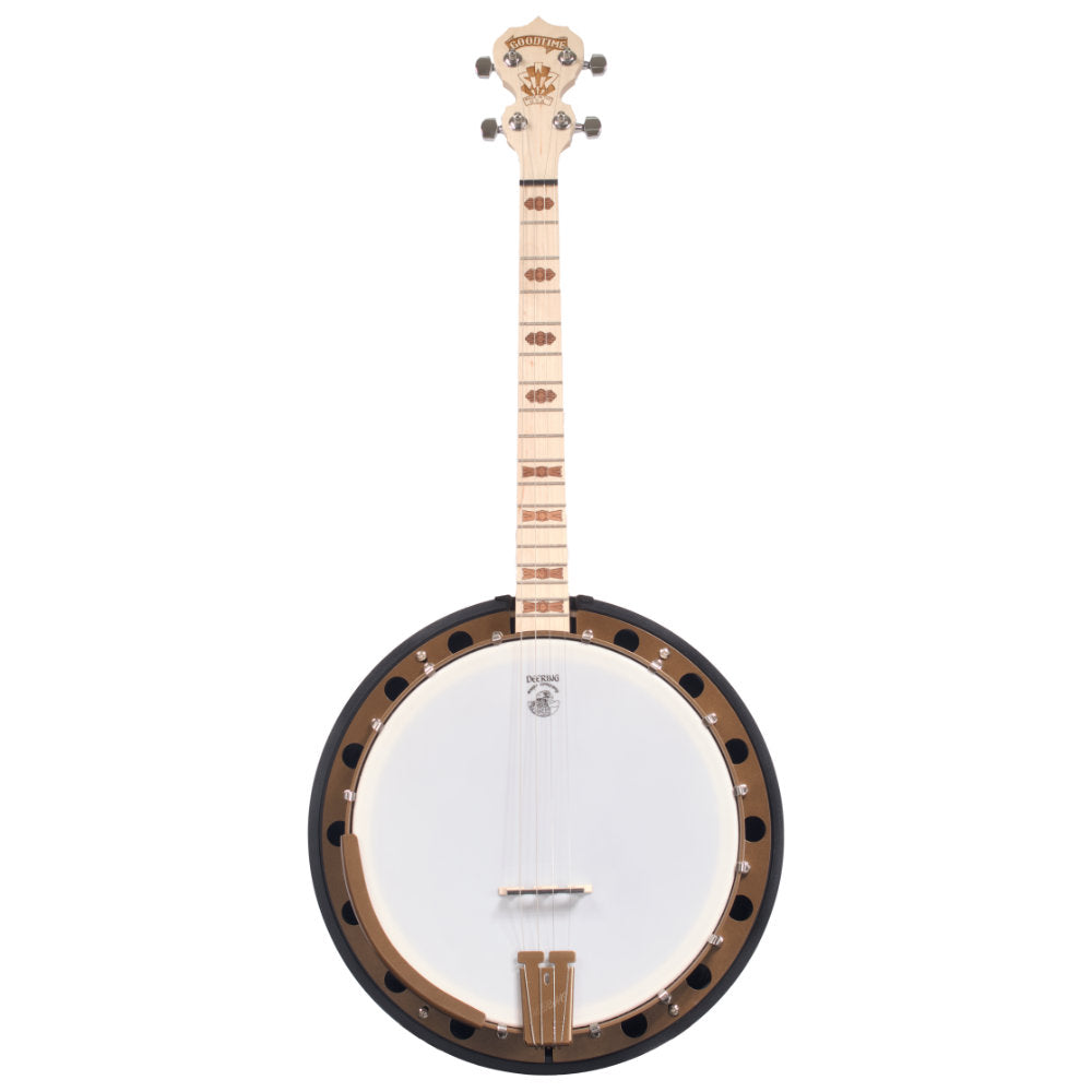 Deering Goodtime Two 17-Fret Tenor Banjo - Front - Straight on