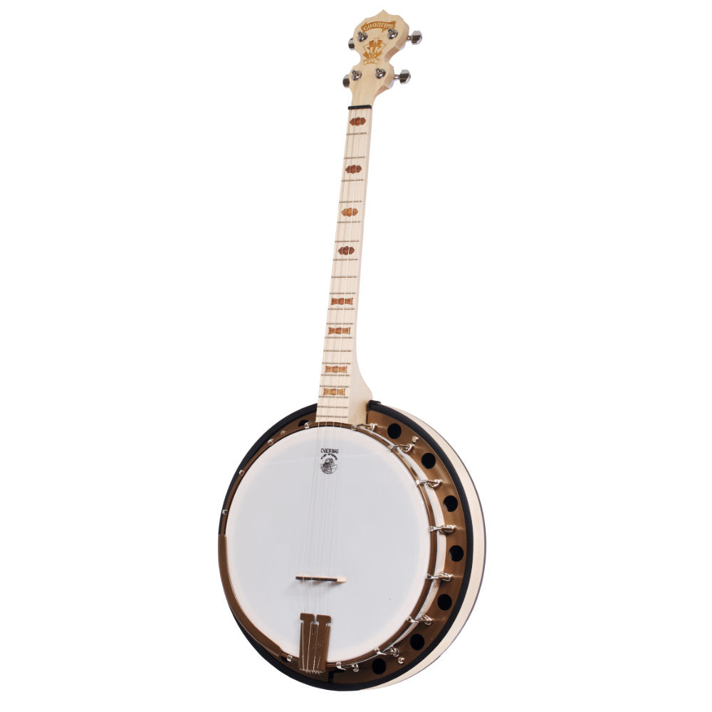 Goodtime Two 19-Fret Tenor Banjo full banjo on an angle