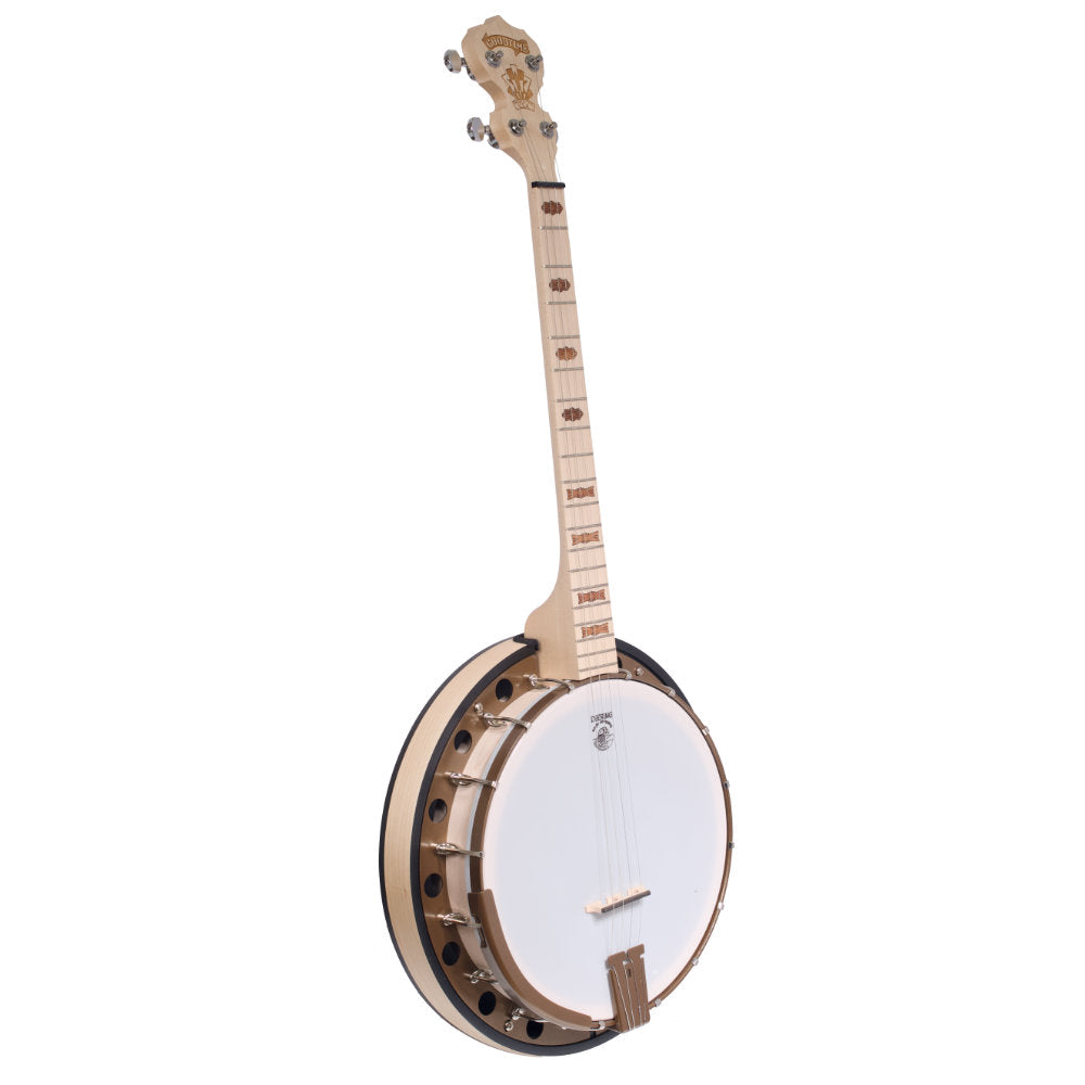 Goodtime Two 19-Fret Tenor Banjo full banjo left side