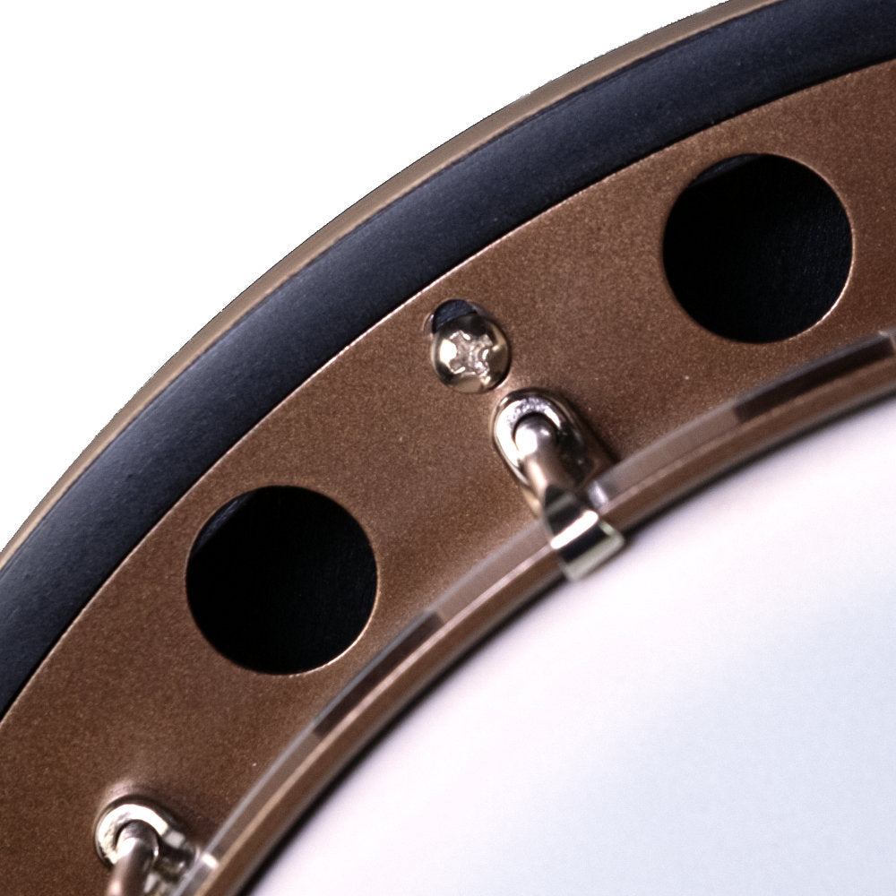 Goodtime Two 5-String Banjo - front - straight - flange close up