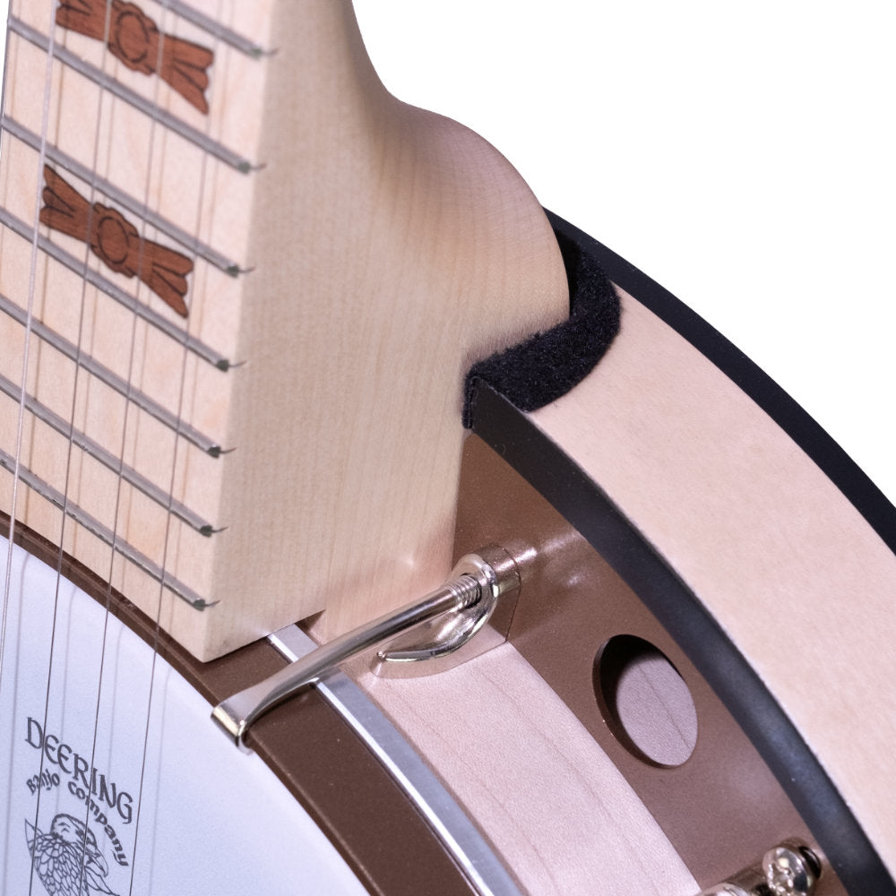 Goodtime Two 5-String Banjo - neck and pot angle 4