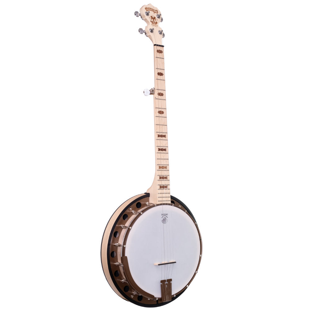 Goodtime Two 5-String Banjo - front - straight - backslight  angle left 