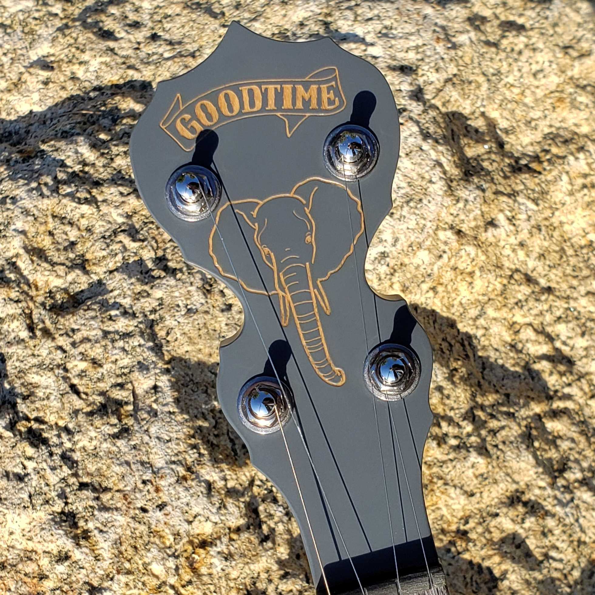 African Elephant Goodtime Charity Banjo