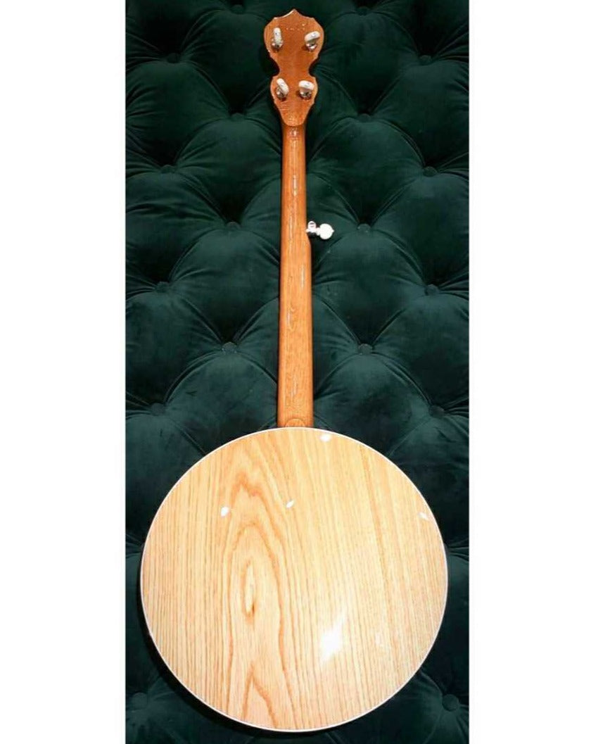 Deering White Lotus Banjo Auction - Signed by 2022 Blue Ridge Banjo Camp Instructors!